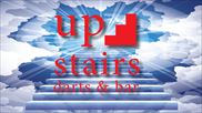 up the stairs